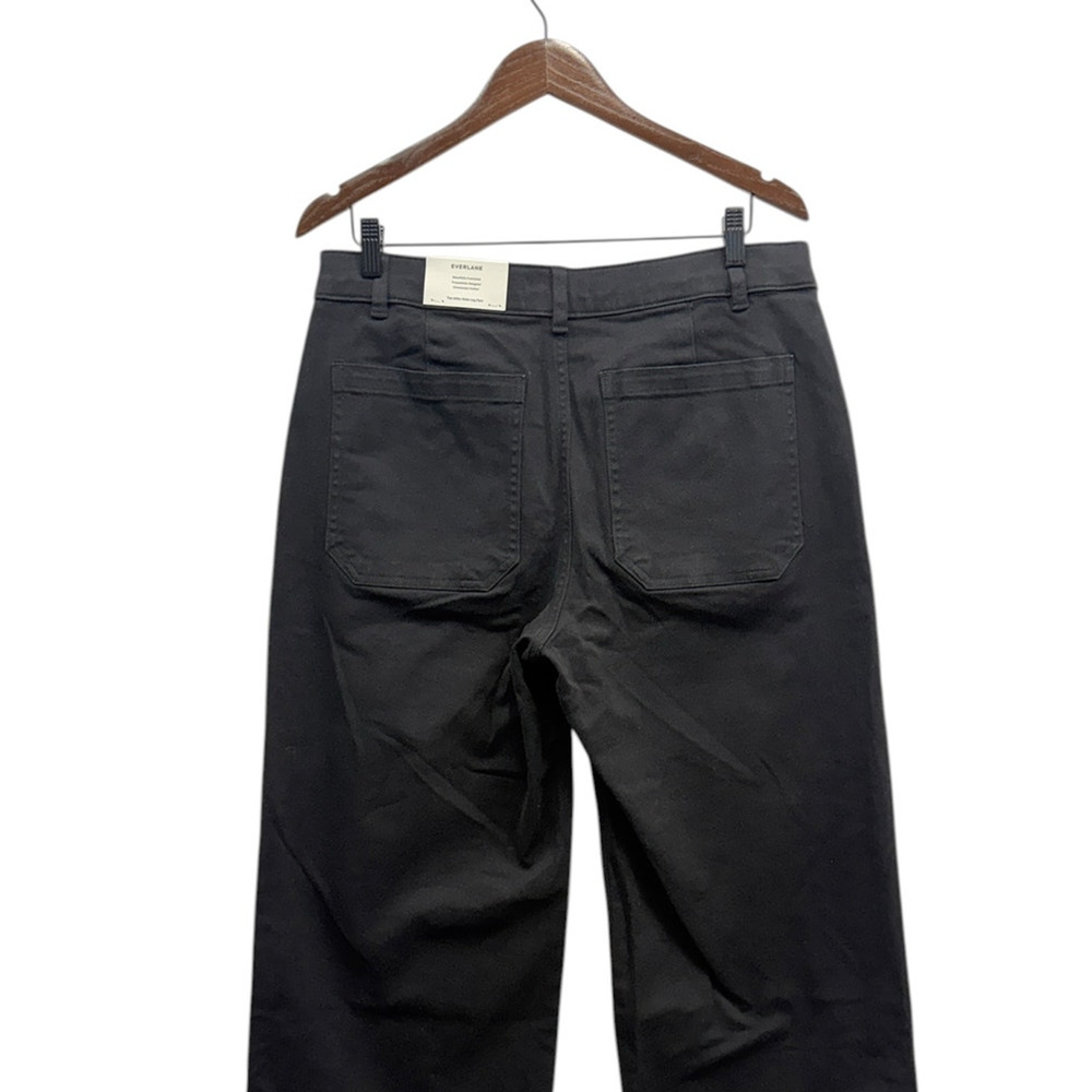 Everlane The Utility High Rise Wide-Leg Pants in Black size 6R New - Picture 5 of 8
